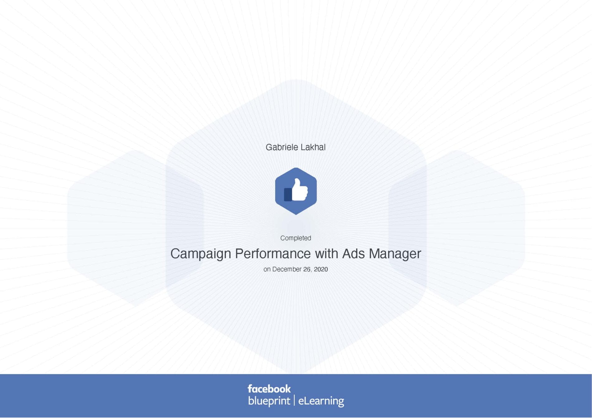 Campaign Performance with Ads Manager Learn new skills to build your brand or business