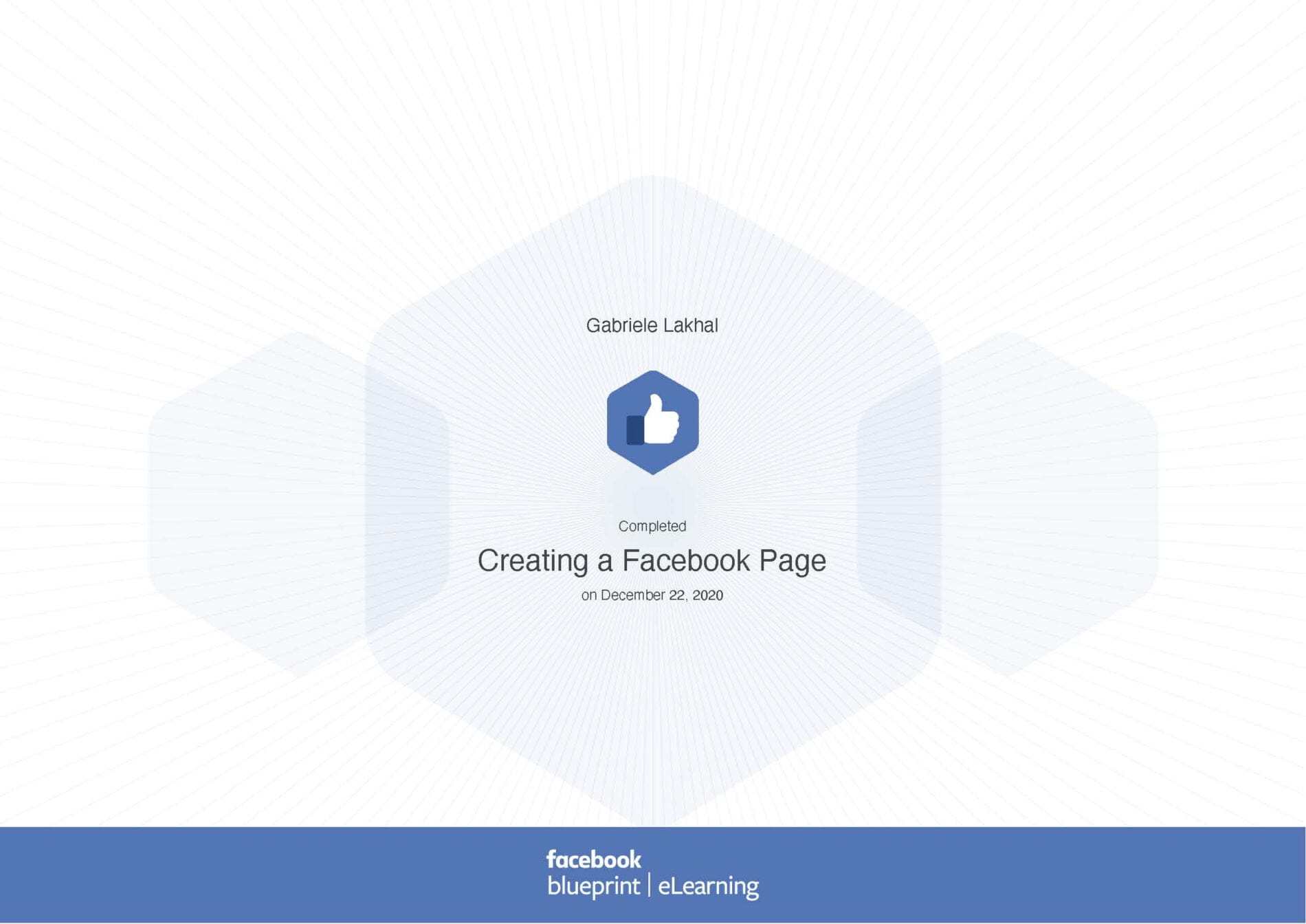 Creating a Facebook Page Learn new skills to build your brand or business