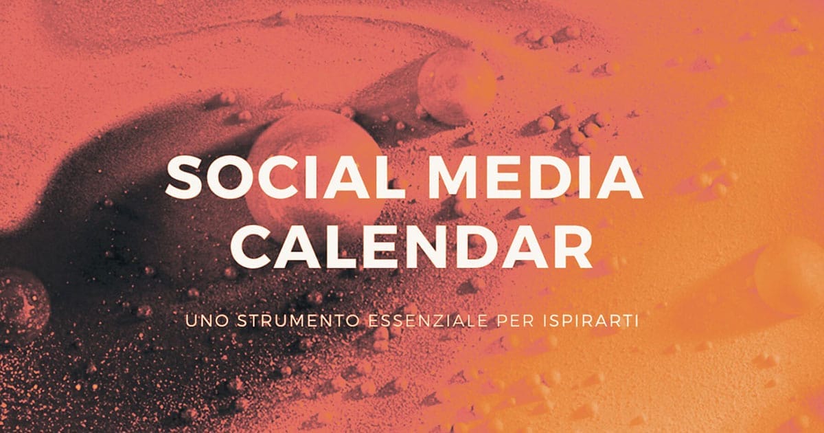 Social Media Calendar